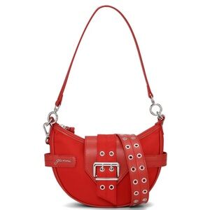GANNI NWT Bucky Crossbody Bag - Racing Red
